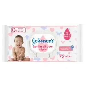 JS BABY WIPES 72 BABY GENTLE ALL OVER