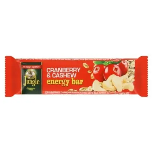 JUNGLE ENERGY BAR CRANBERRY&