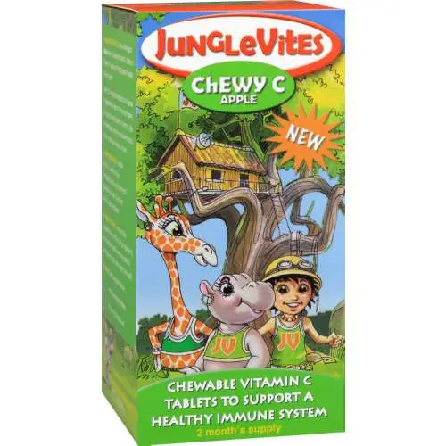 JUNGLEVITES CHEWY C APPLE 60