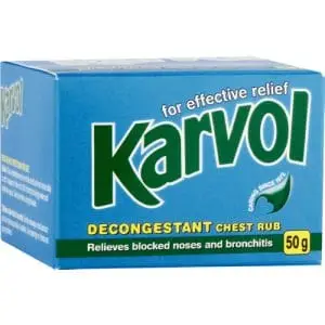 KARVOL DECONGESTANT RUB 50G