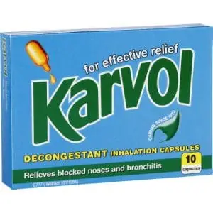 KARVOL INHALANT   CAPS 10