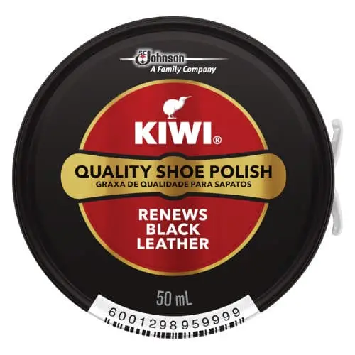 KIWI PASTE SHOE POLISH 50ML BLACK