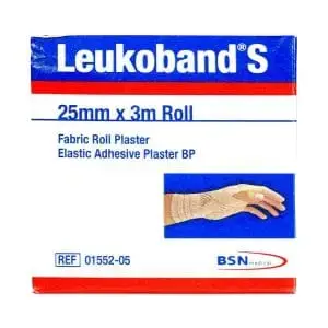 LEUKOBAND S FABRIC ROLL 25MMX3M