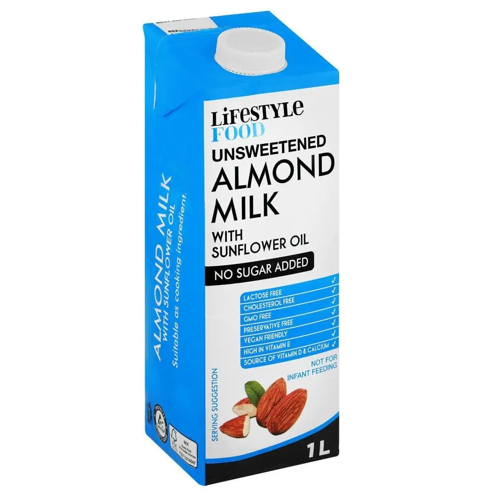 LIFESTYLE FOODS ALMOND DRINK 1LT UNSWEET