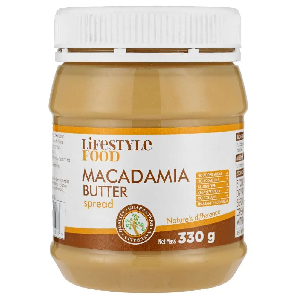 LIFESTYLE MACADAMIA BUTTER 330G