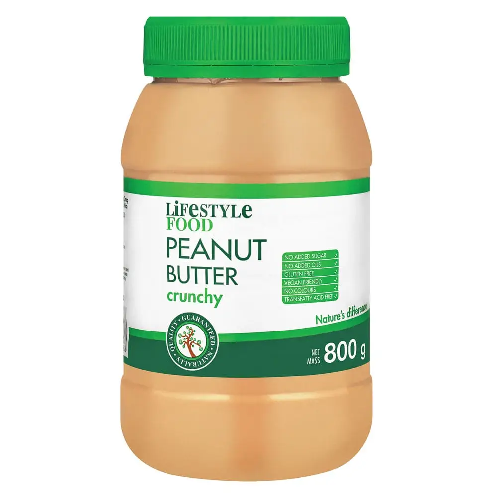 LIFESTYLE PEANUT BUTTER 800G CRUNCHY