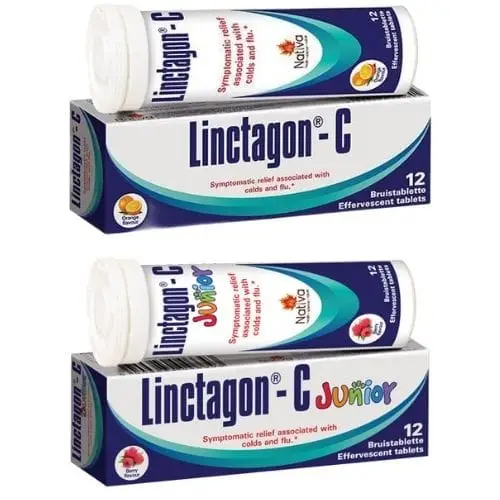 LINCTAGON C EFF 12+JNR BERRY 12 B/PACK