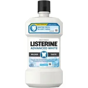 LISTERINE MWSH 250ML ADVANCE WHITE MILD