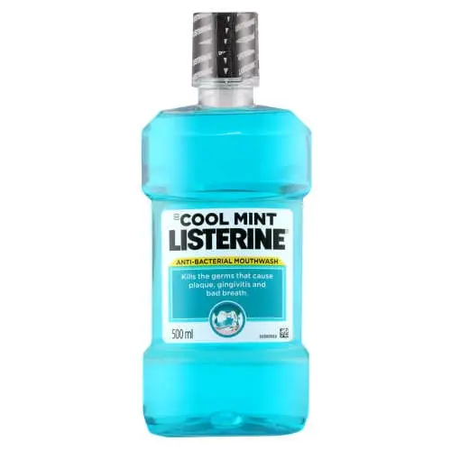 LISTERINE MWSH 500ML COOLMINT