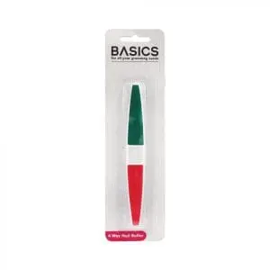 BASICS NAIL BUFFER LONG 4 WAYS