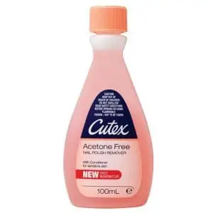 CUTEX REMOVER ACETONE FREE
