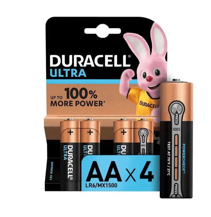 DURACELL BATT ULTRA AA 4 M3