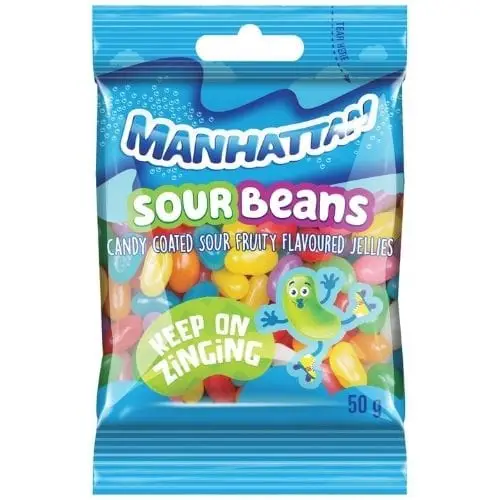 MANHATTAN 50G SOUR BEANS