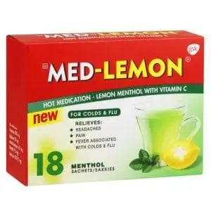 MED LEMON SACHETS 18 LEMON MENTHOL