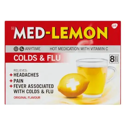MED LEMON SACHETS 8 VIT C REGULAR
