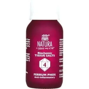NATURA FERRUM PHOS D6 TS TABS 125 (4)