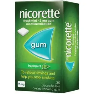NICORETTE GUM 2MG  30 FRESHMINT
