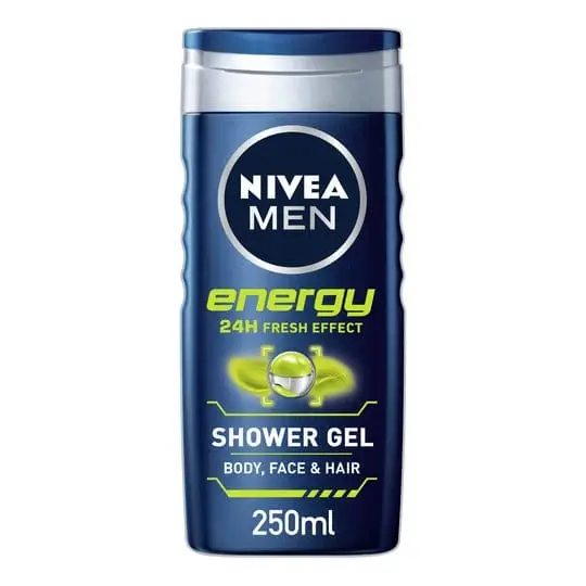 NIVEA SHW GEL 250ML ENERGY FOR MEN