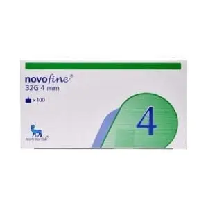 NOVOFINE 4MM 32G NEEDLES 100