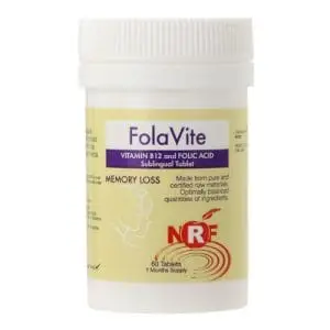 NRF FOLAVITE B12 TABS 60 FOODMATRIX