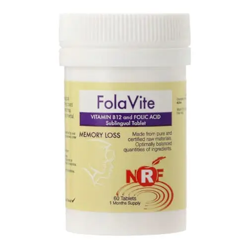 NRF FOLAVITE B12 TABS 60 FOODMATRIX