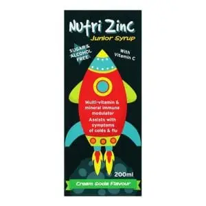 NUTRIZINC JUNIOR SYR 200ML