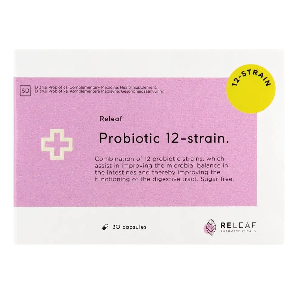 RELEAF PROBIOTIC 12 STRAINS CAPS 30