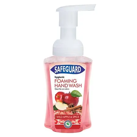 SAFEGUARD FOAM HWASH 250ML W/APPLE&SPCE