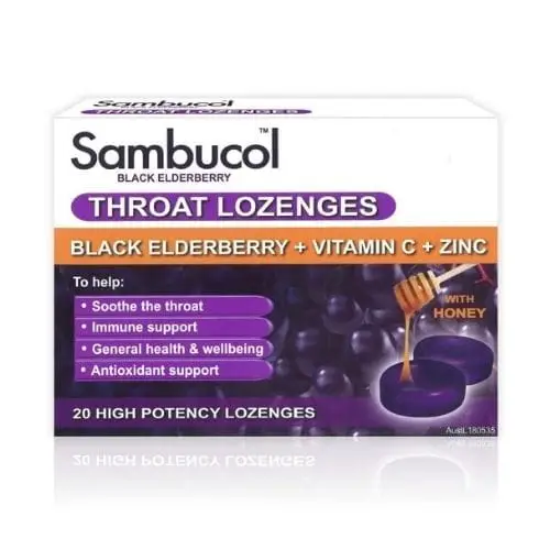 SAMBUCOL THROAT LOZ 20
