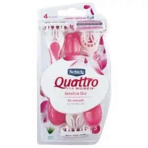SCHICK RAZ DISP QUATTRO 3 WOMEN