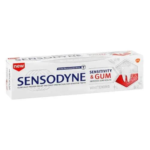 SENSODYNE TPSTE 75ML SENS&GUM WHITENING