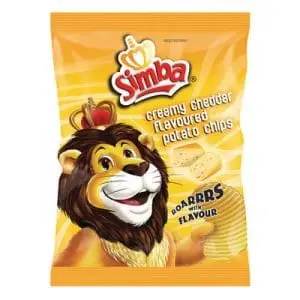 SIMBA CHIPS 36G CREAMY CHEDDAR