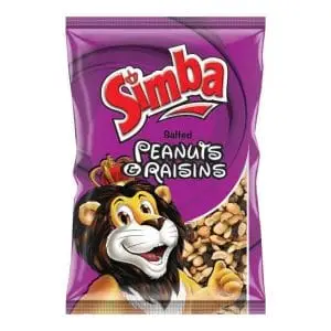 SIMBA PEANUTS & RAISINSÂ 50G SALTED