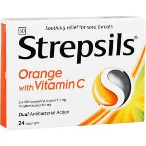 STREPSILS 24 ORANGE&VIT C
