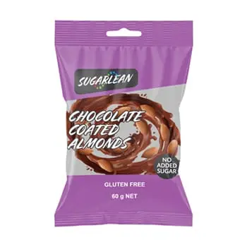 SUGARLEAN NUTS 60G CHOC ALMONDS