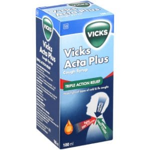VICKS ACTA PLUS 100ML COUGH SYRUP