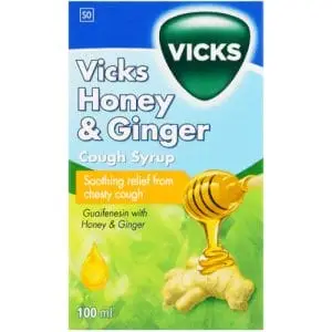 VICKS COUGH SYRUP  100ML HONEY&GINGER