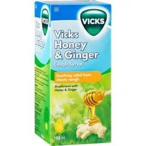 VICKS COUGH SYRUP  150ML HONEY&GINGER