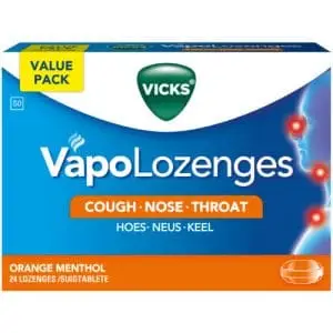 VICKS LOZENGES 24  ORANGE
