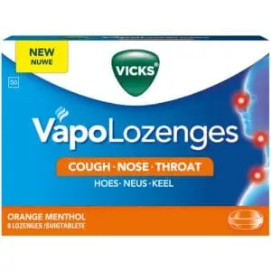 VICKS LOZENGES  8 ORANGE