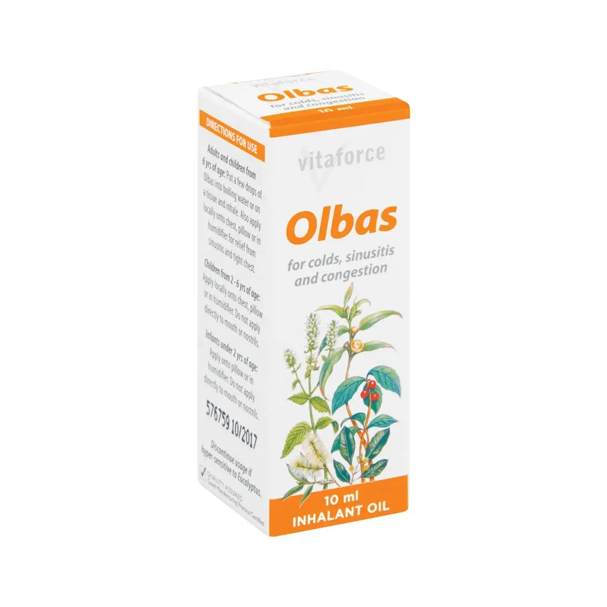 VITAFORCE OLBAS OIL 10ML