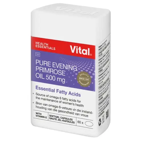 VITAL EVENING PRIMROSE OIL CAPS 60