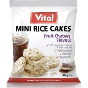 VITAL MINI RICE   CAKES 30G FR/CHUTNEY