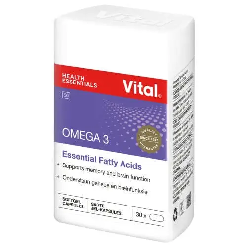 VITAL OMEGA 3 1000MG CAPS 30