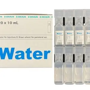 WATER FOR INJECTION 10ML FLEXIVIAL FRES