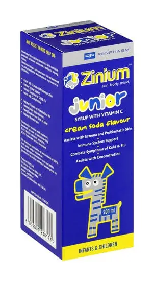 ZINIUM JUNIOR SYR 200ML