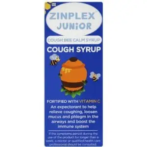 ZINPLEX JNR SYR 200ML COUGH BEE CALM