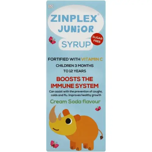 ZINPLEX JUNIOR SYRUP XYLITOL 200ML