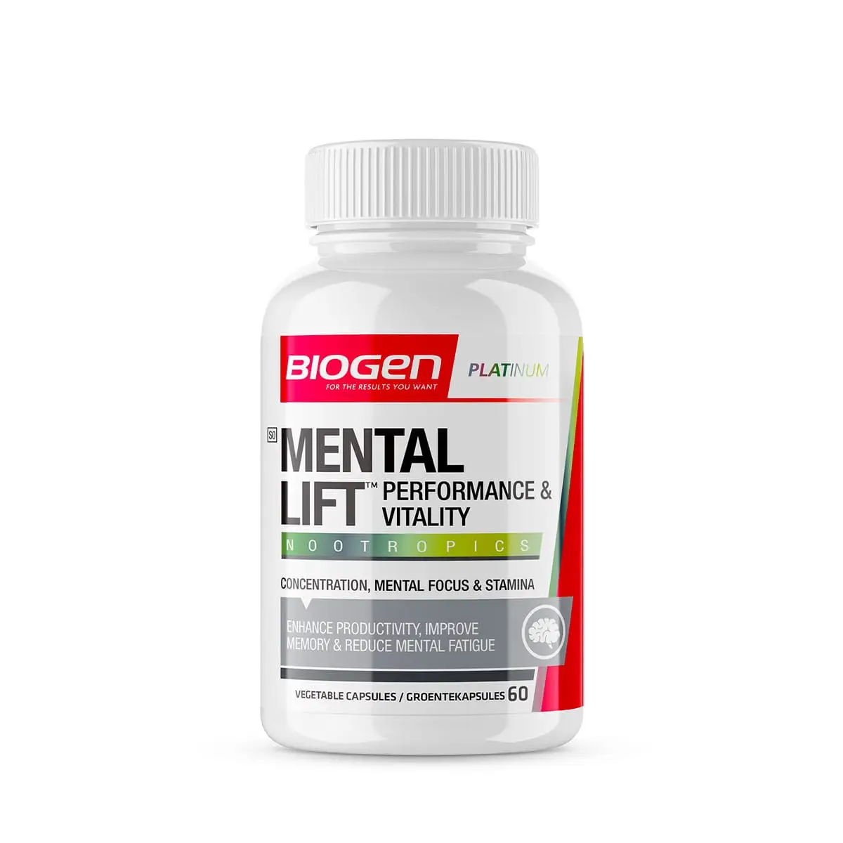 BIOGEN MENTAL LIFT CAPS 60