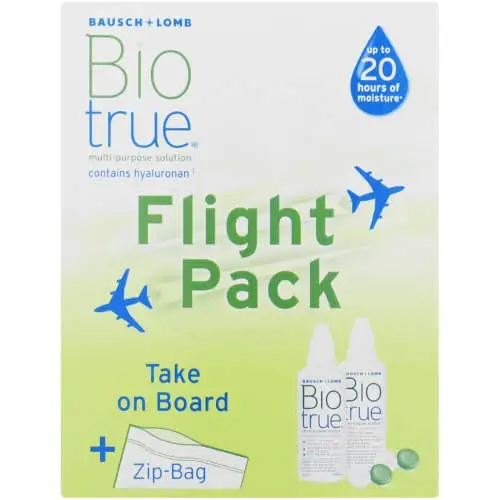 BIOTRUE SOLUTION FLIGHT PACK 2 X 60ML